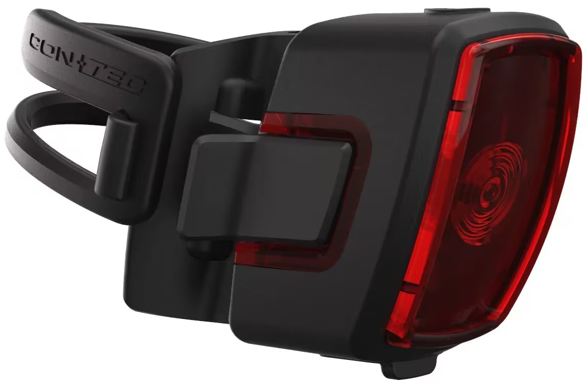 Feu arrière Contec D-LUX MICRO XS sur support de tige de selle