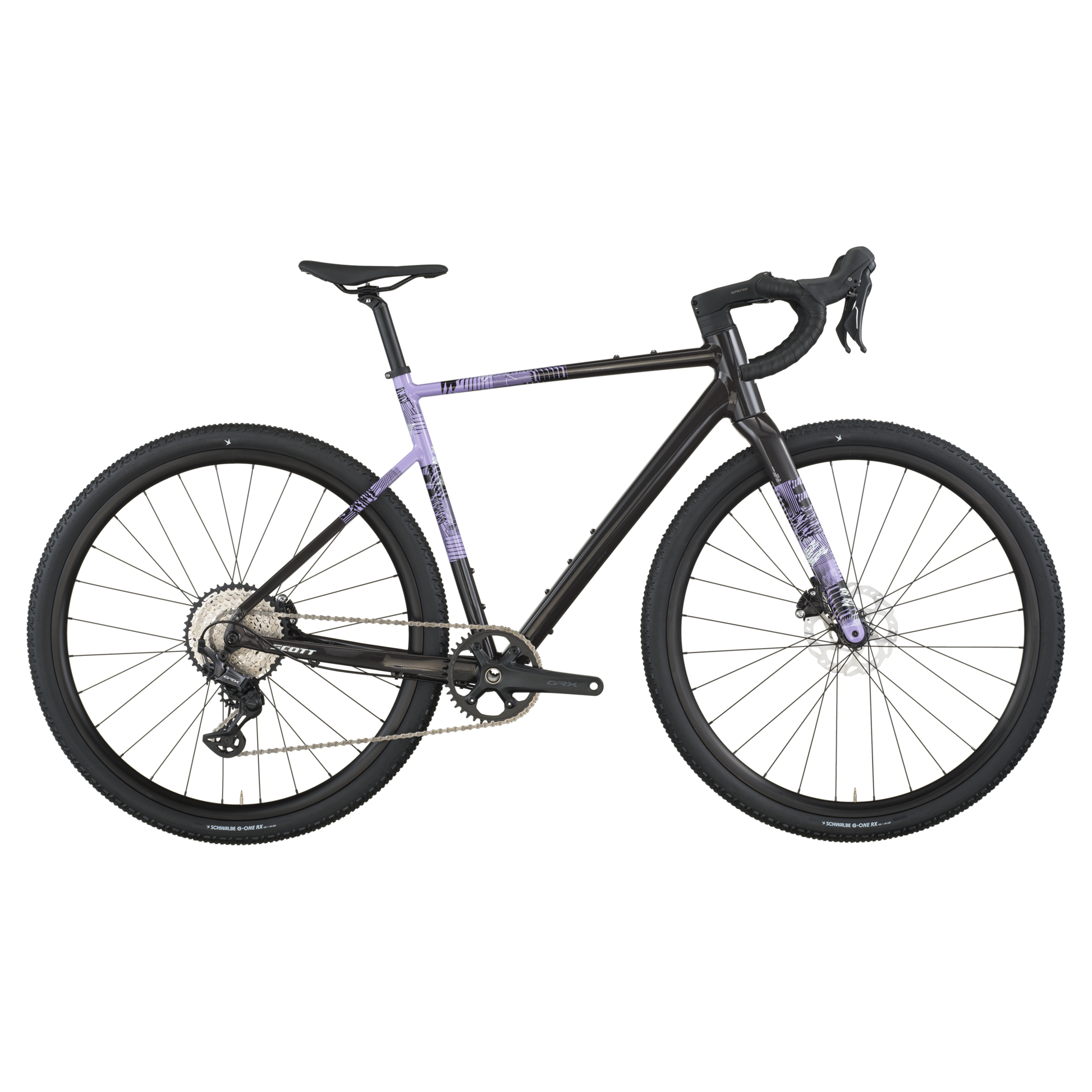 Scott Speedster Gravel 10 Carbon Black/tulip Purple