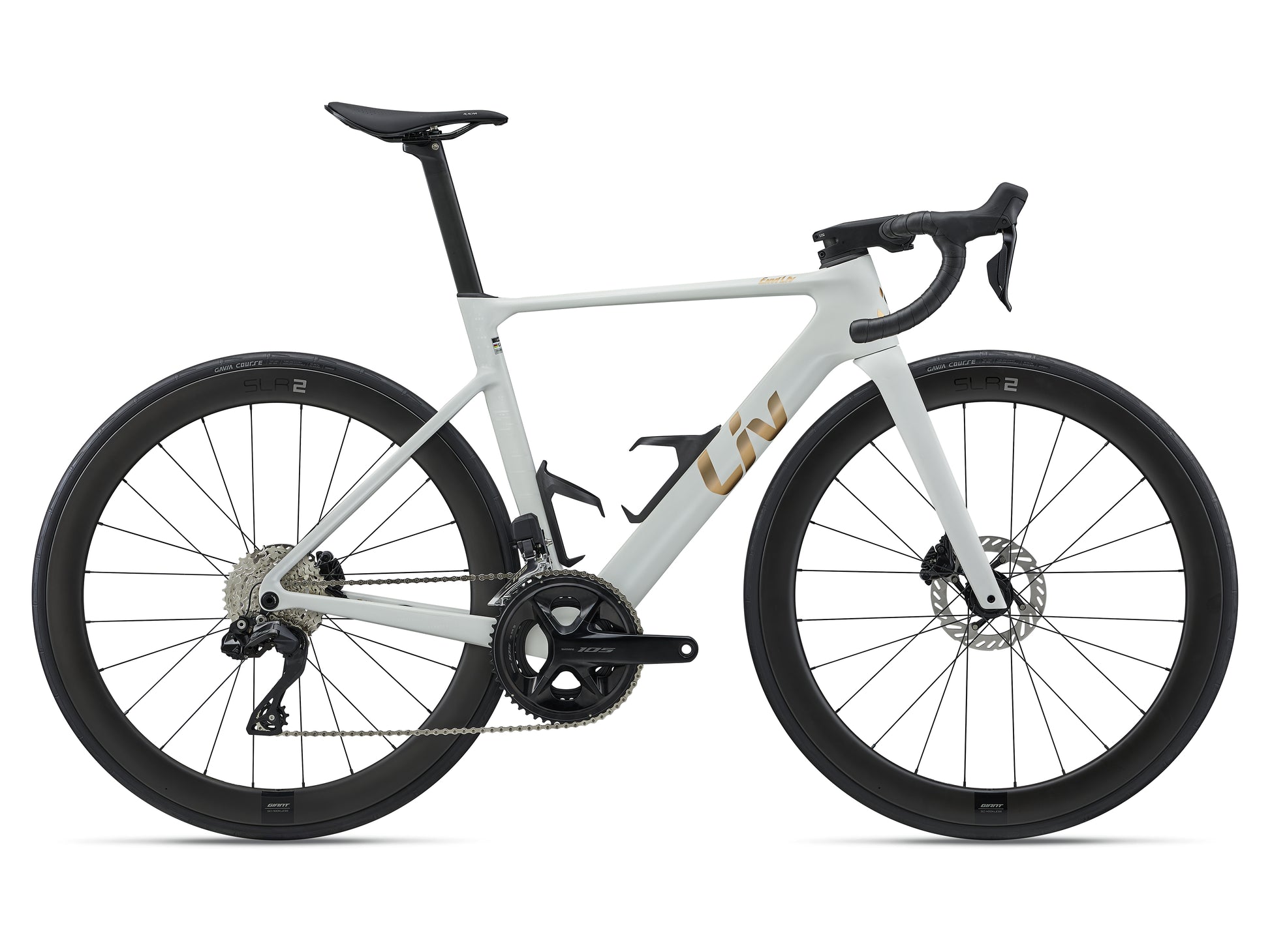 Liv EnviLiv Advanced 1 2027 — vélo de route carbone aéro, coloris blanc