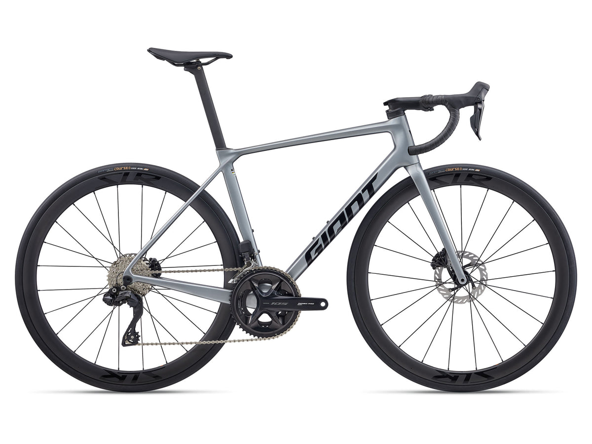 Giant TCR Advanced Pro 1 Di2 2026 Tech Silver, vélo de route carbone
