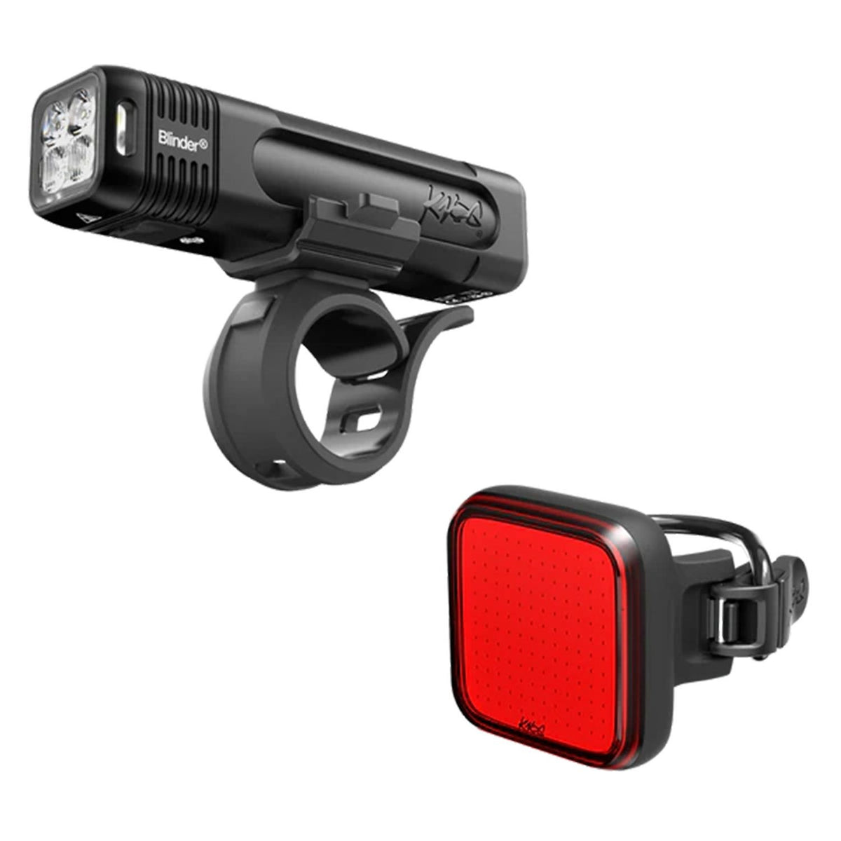 Kit éclairage Knog Blinder 1000 avant et feu arrière Square